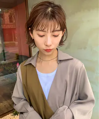 カラー 𓊆透明感カラー𓊇 mako 👒のヘアスタイル