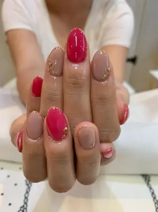 セミロング ネイル Amelia さくらいのネイルデザイン