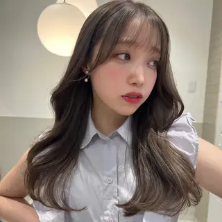 ロング 韓国モテhair🍑 momoのヘアスタイル