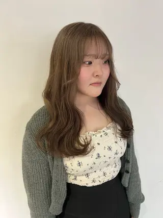 セミロング ayano ⭐︎のヘアスタイル