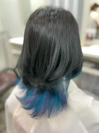 ミディアム カラー 韓国ヘア🤍髪質改善 🇰🇷AKANEのヘアスタイル