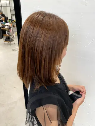 ミディアム カラー 🐶ひかる🐶 JILLSTUDIOのヘアスタイル