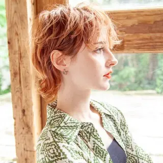 ショート カラー ハイトーン/ボブ/ ハイライト🌱ᩚ涼介のヘアスタイル