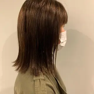 ミディアム ミディアムパーマ /癖毛パーマのヘアスタイル