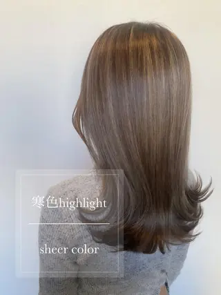 ミディアム カラー ヘアアレンジ topstylist 芳賀みなみのヘアスタイル