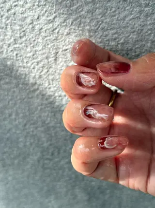 ネイル 🌲🌳🚪iiit o🌲🌳🌲のネイルデザイン