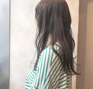 ロング カラー 圧倒的透明感カラー nana🦕のヘアスタイル