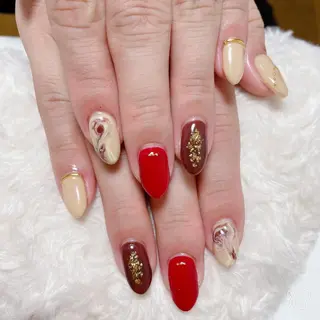 ネイル The Best Beauty受付担当のヘアスタイル