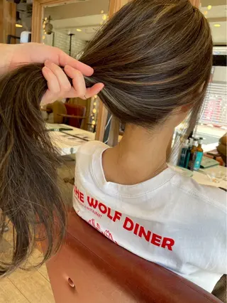 カラー カラーモデル募集中 🍒　豊田　愛のヘアスタイル