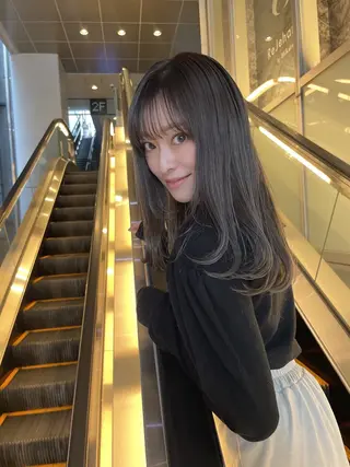 セミロング カラー 髪質改善will hairdesignのヘアスタイル