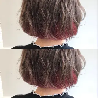ミディアム カラー SALOWIN所属・小栗 麻衣のヘアスタイル