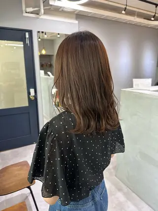 ミディアム 似合わせcut/艶 color🫧ひかりのヘアスタイル