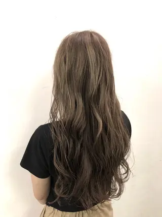 ロング カラー brace今里店店長 加井直樹のヘアスタイル