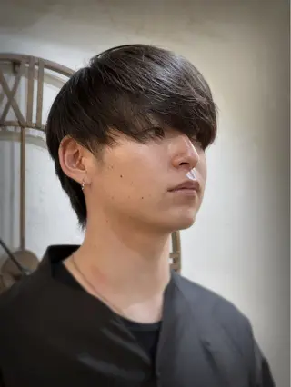 メンズ スパイキー/ ピンパーマ/緑川雄也のヘアスタイル