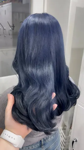 ミディアム カラー ヘアアレンジ GAME by AlanSmithee 原宿所属・🎀韓国ハイトーン saya🎀💜のヘアスタイル