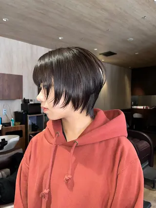 ショート カラー 産休中です 艶カラー♡オカのヘアスタイル