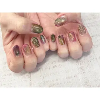 ネイル 𖡼 yumenoのネイルデザイン