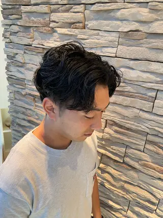 メンズ レナークアリア 梅津美憂のヘアスタイル