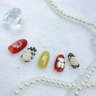 ネイル ネイルPetit Ribbonのネイルデザイン