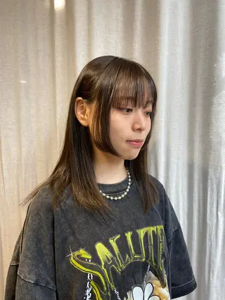 ミディアム カラー なかまみさと 🌼極上ヘッドスパのヘアスタイル