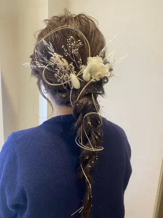 ヘアアレンジ 🦋Misaki🦋 メンズパーマ/着付けのヘアスタイル