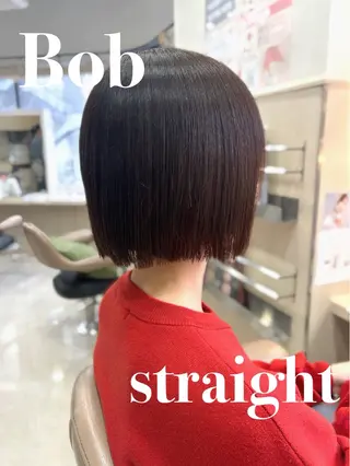 ショート ヘッドスパ＆ボブ＆ ツヤ感🌟ナカガマのヘアスタイル