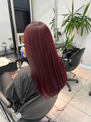 ロング カラー ハッタ ミクのヘアスタイル