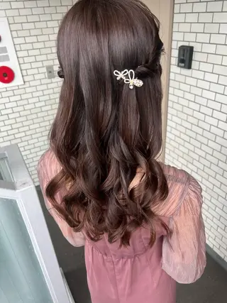 ヘアアレンジ 大人可愛いヘアメイク 💋🧚‍♀️しずかのヘアスタイル