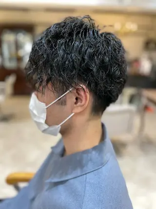 パーマ メンズ あしかが ゆいとのヘアスタイル