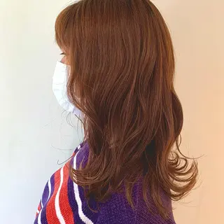 セミロング 森山 佳小里/カラー /似合わせカットのヘアスタイル