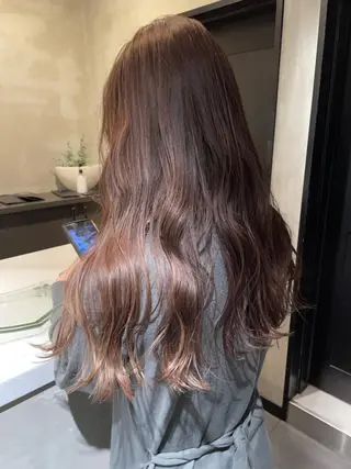 ロング カラー classic 新横浜所属・大人girly🛋️ 🤍yukakoのヘアスタイル