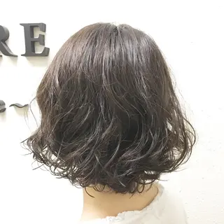 ショート カラー パーマ 松田 和樹のヘアスタイル
