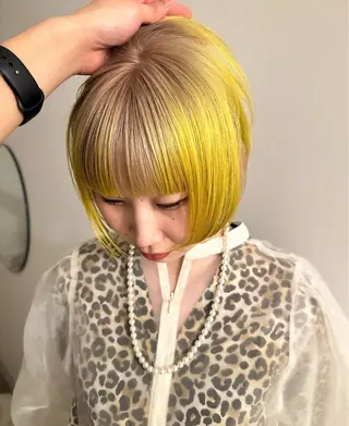 ショート カラー 榛地 渉馬のヘアスタイル