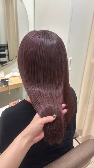 セミロング tsujino airiのヘアスタイル