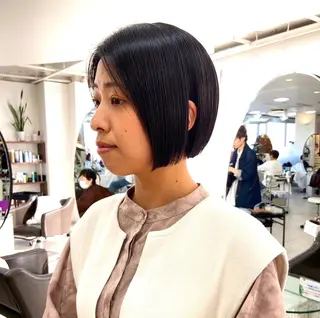 ショート カラー ◆モデル募集◆波田 圭史/ボブスタイルのヘアスタイル