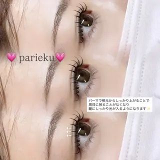 マツエク・マツパ Mell Yuuna ♡パリエク /束感のマツエク・マツパデザイン