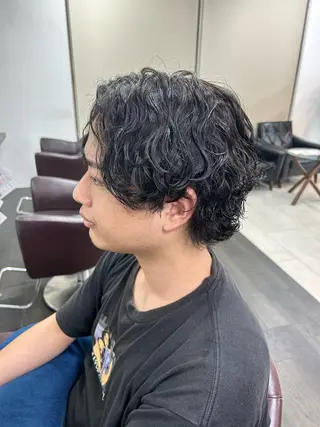 ショート パーマ メンズ メンズパーマの達人 /タカシマ　ダイスケのヘアスタイル