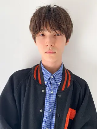 ショート カラー パーマ メンズ yiye 青山所属・無料カットモデル募集 🌱ひょうがのヘアスタイル