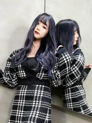 ロング カラー ブリーチなし透明感カ ラー×韓国ヘア♡ヒデのヘアスタイル