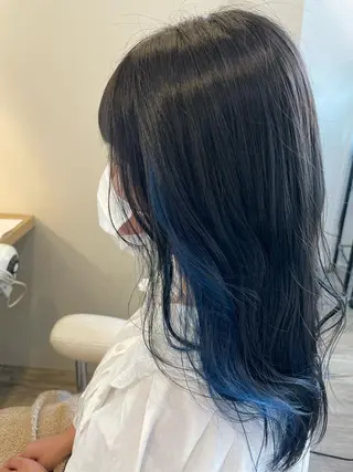 ミディアム カラー 伊庭 勇輝のヘアスタイル