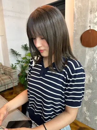 ミディアム 🫧透明感カラー🫧 ハシモトタケルのヘアスタイル