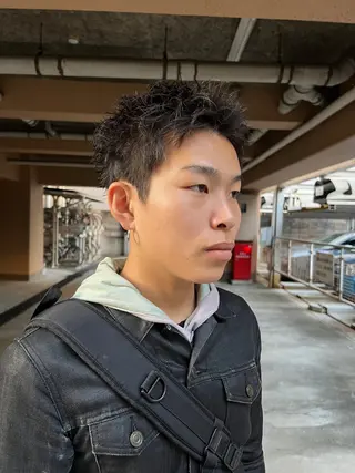 メンズ 大阪メンズパーマ /スパイキー/らいのヘアスタイル