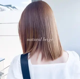 ミディアム カラー 艶カラー🫧 猿渡 響のヘアスタイル