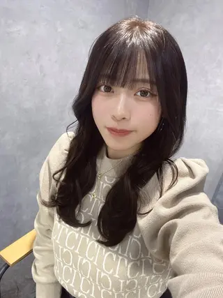 セミロング プルエクステ 代表 松本のヘアスタイル