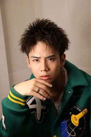 ショート カラー パーマ ヘアアレンジ メンズ BORDO所属・竹内 奨のヘアスタイル