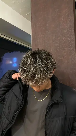 カラー パーマ メンズ fifth神宮前 HIN★T★のヘアスタイル