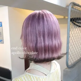 ショート カラー move所属・🌈艶ハイトーン🌈 心を込めます🤝のヘアスタイル