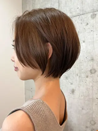 ショート ボブ×縮毛矯正 ryotaのヘアスタイル