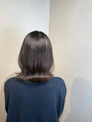 ミディアム カラー ERI/酸性スト レート/ヘアセットのヘアスタイル