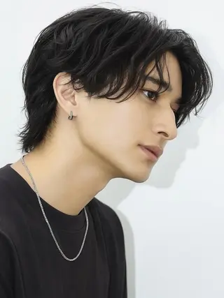 メンズ 骨格補正似合わせ カット阿部建のヘアスタイル